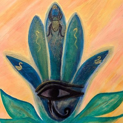Hamsa with the Eye of Horus