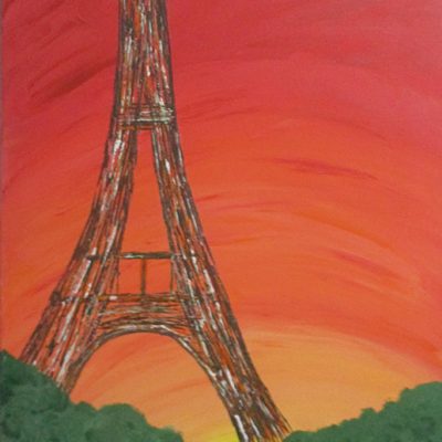 Eiffel Dreams in the Twilight